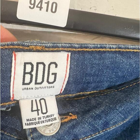 Urban Outfitters BDG Women's Plus Size Denim Wide Leg Blue Jeans Size 40 - Picture 4 of 8